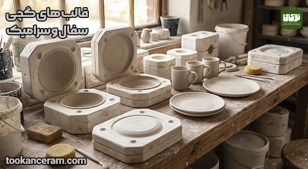 قالب گچی سفال و سرامیک